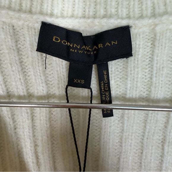 *NEW Donna Karan Jewel Button Bright Lights Big City Cardigan Size XXS (FLAW) - Picture 5 of 9